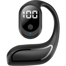 Unband Fn-98 Tek Kulak Bluetooth Kulak Askılı Kulaklık Kablosuz Kulaklık - Siyah (Yurt Dışından)