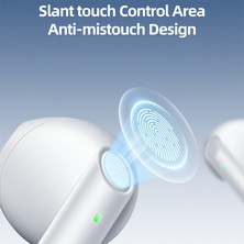 Unband Jr-Pb2 Jpods Serisi Tws Yarım Kulak Içi Bluetooth Kulaklık Spor Kablosuz Kulaklıklar - Beyaz (Yurt Dışından)