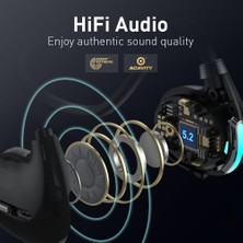 Unband Hıleo HI73 Açık Kulak Yönlü Hava Iletimi Serin Gece Işığı ile Spor Bluetooth Kulaklık Hd Çağrı Hafif Ağrısız Kulaklık - Beyaz (Yurt Dışından)