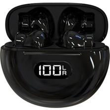Unband D8 Tws Bluetooth 5.3 Kulaklık Dokunmatik Kontrol LED Güç Ekranlı Gerçek Kablosuz Spor Kulaklıkları (Ce Sertifikalı) - Siyah (Yurt Dışından)