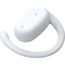 Unband YJ76 Kablosuz Tek Kulaklı Kulaklık Kulak Kancası Bluetooth Kulaklık Gürültü Azaltma Çağrısı - Beyaz (Yurt Dışından)