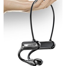 Unband BL09 Kemik Iletimli Kablosuz Bluetooth 5.2 Kulaklık Tip-C Kulak Kancası Spor Tere Dayanıklı Kulaklık Kulaklık - Siyah (Yurt Dışından)
