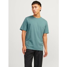 Jack & Jones Erkek Jjeorganıc Basıc Tee Ss O-Neck Noos T-Shirt-Mavi