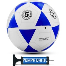 Telvesse Meka Kauçuk Futbol Topu Pompalı Set Yekpare Üretim Soft Karışık Renk 380 Gram No:5