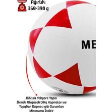 Telvesse Meka Kauçuk Futbol Topu Pompalı Set Yekpare Üretim Soft Karışık Renk 380 Gram No:5