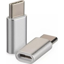 Daytona Mobil Usb-C  Type-C (M) - Mikro USB (F) Şarj ve Senkronizasyon Çevirici Hub Adaptörü 2'li Paket