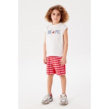 Beverly Hills Polo Club Erkek Çocuk Kırmızı Şort Rahat Kesim Ve Cepli Tasarım İle Yazlık