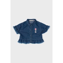 GB Baby Bg Store Kız Bebek Denim Eşofman Üstü