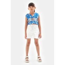 Tyess Bg Store Kız Çocuk Beyaz Etek 23SS1TJ4310