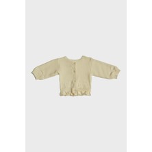 Layette Bg Store Kız Bebek Beyaz Hırka