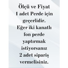 Özgün Perde Şık Pano Fon Perde (Tek Kanat)