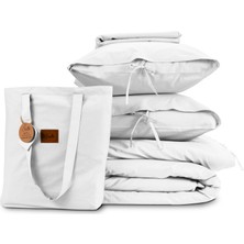 Sabia %100 Pamuk 62 Tel (155 Tc) 120X200+37 cm Lastikli Çarşaflı Tek Kişilik Nevresim Takımı