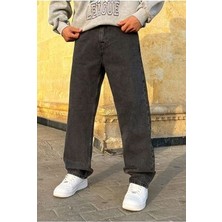Butik Karaca Erkek Baggy Fly Loose Fit Jeansi Kemer Arkası Lastikli Kot Pantolon