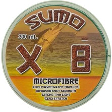 Sumo X8 Ip Misina 300 mt Polietilen Micro Fiber Ip Misina Yeşil