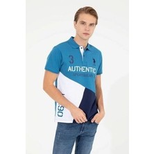 U.S. Polo Assn. Erkek Petrol Polo Yaka T-Shırt