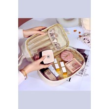 Vip Case Maria Çift Katmanlı Seyahat Su Geçirmez Kozmetik Makyaj Çantası 24x18x14 Cm