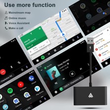 Apera MT39 Kablosuz Android Auto Adaptörü Kablolu Android Autoyu Kablosuz Yapar