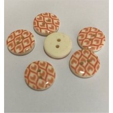 öztürk Porselen Kaplı Bebe Düğme. 1.5cm 6'lı Paket.