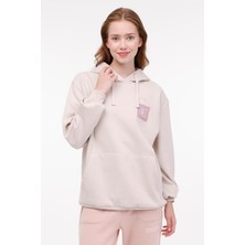 Lumberjack CW60142-025 I23 Bej Kadın Sweatshirt
