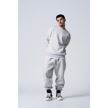 CMZ Collection Erkek Bisiklet Yaka Oversize 3 Iplik Eşofman Takımı