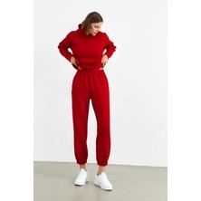 CMZ Collection Kadın 3 Iplik Içi Pamuklu Kalın Eşofman Takımı