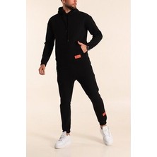 Yakamel Erkek Oversize 3 Iplik Jogger Eşofman Takımı