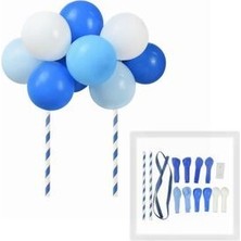 Asöy Krom Balon Pastel Balon Makaron Balon  Pasta Süsü Pasta Balonu