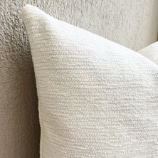 Arasta Design 2'Li Set Puffy Kırlent Kılıfı, Bukle Kadife, Teddy Dekoratif Kırlent Kılıfı, 43x43 Cm
