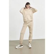 CMZ Collection Kadın 3 Iplik Içi Pamuklu Kalın Eşofman Takımı
