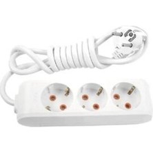 Viko Ekonomik 3'lü Grup Priz Topraklı Çocuk Korumalı 4 Metre Kablo