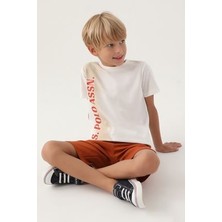 U.S. Polo Assn. Erkek Çocuk Plain Written Bermuda Takım