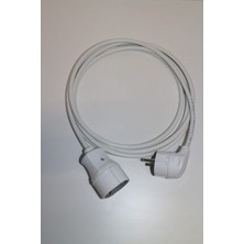 3K Özgür Elektrik 1 Metre Topraklı Seyyar Uzatma Kablosu Ara Kablo