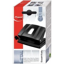 Maped Essentials Metal 2 Delikli Delgeç 25 Sayfa Kapasiteli Siyah 3154144024112
