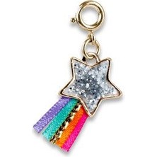 Charm It Gold Glitter Shooting Star Charm