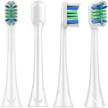 Denthauz Super Set - V Clean Sonic Soft Temizlik - Philips Sonicare Uyumlu 8 Adet Yedek Başlık