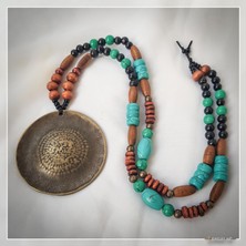 Z Jewelry Art Lınvıde - El Yapımı Etnik Otantik Bohem Kadın Erkek Kolye