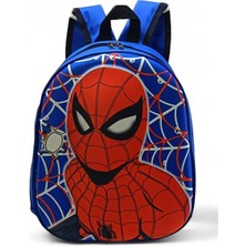Baginn 3D Kabartmalı Anaokulu Sırt Çantası Siyah 30x20 cm Erkek Çocuk Çantası