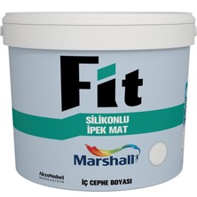 Marshall | Fit Silikonlu Ipek Mat, Su Bazlı Iç Cephe Boyası  [kum Beji, 15 L - 20 Kg]