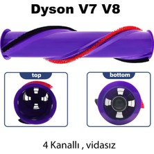 FilterHauz Dyson V7 V8 Için Halı Temizleme Fırçası , Başlık Için Rulo Fırça