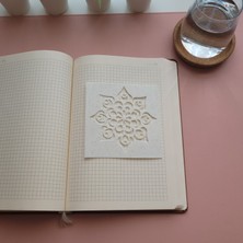 Karmelom Studio Mandala Çizim Boyama Çiçek Desenli Şablon Cetvel