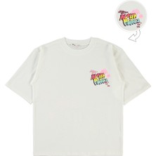 Civil Girls Civil Kız Çocuk T-Shirt 10-13 Yaş Ekru