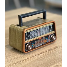 Helsinki Machine HS-1955 (Bluetooth+Usb+Tf Çalar) Fm Nostaljik Radyo