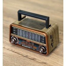 Helsinki Machine HS-1955 (Bluetooth+Usb+Tf Çalar) Fm Nostaljik Radyo