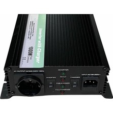 Orbus 12V Dc  230V Ac Inverter 1000W (Modifiye) (10 A Şarjlı)