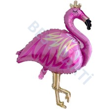 Best Parti Hayvan Flamingo Folyo Balon 110 x 51  cm