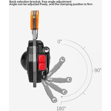 Adm Store 7 Modlu Mini LED Lamba Anahtarlık ve Çakmak Çok Fonksiyonlu USB Şarjlı Kamp Için Taşınabilir Tam 7 Modlu