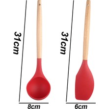 2 Parça Mutfak Pişirme Gereçleri Seti, Isı Direnci, Stil 7 (Yurt Dışından)