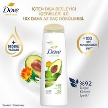 Dove Şampuan Avokado Özlü 400 ml 4 Al 3 Öde ve Pamuk