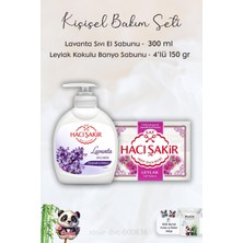 Hacı Şakir Lavanta Dinlendirici Sıvı Sabun 300 Ml, Leylak Kokulu Banyo Sabunu 4 X 150 Gr Ve Rosıe