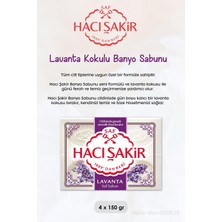 Hacı Şakir Lavanta Dinlendirici Sıvı Sabun 300 Ml, Lavanta Kokulu Banyo Sabunu 4 X 150 Gr Ve Rosıe